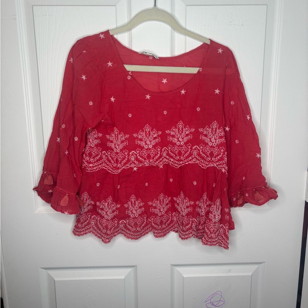 American eagle Embroidered Women's Top